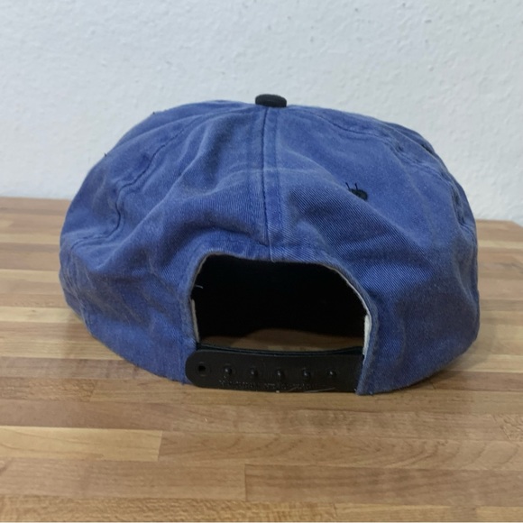 Vintage Hawaiian Headwear Embroidered Snap Back Hat Adult One Size Blue - Picture 3 of 8